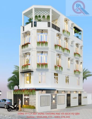 CÔNG TRÌNH KHÁCH SẠN NGHỈ DƯỠNG GIA ĐÌNH 5 TẦNG ( 6M X 30M)